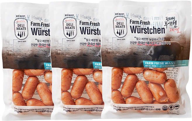 존쿡델리미트 부어스첸오리지널 255g x 3개