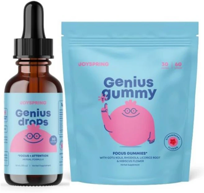 은행잎 영양제 조이스프링 더 지니어스 번들: 드롭스와 구미, 1, 30ml - 쿠팡