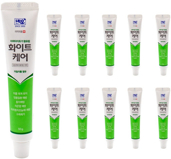 네오메디칼 네오케어 화이트치약, 50g, 10개