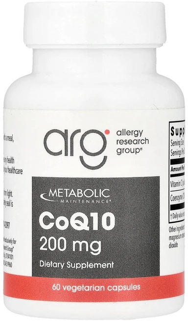 메타볼릭 메인터넌스 코큐텐 200mg Metabolic Maintenance CoQ10 200 mg 60정, 1개 - 쿠팡