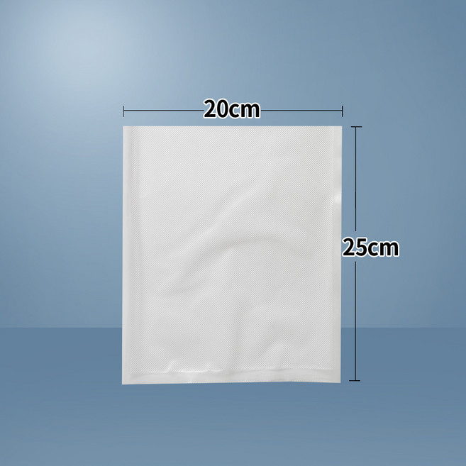 가정용 진공포장비닐 포장지 진공팩 (20X25) 전기종호환, 60개, 8인치파우치S2