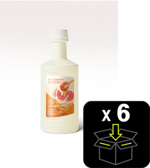 네이쳐티 허니자몽블랙티베이스 1.2KG 1박스 6개