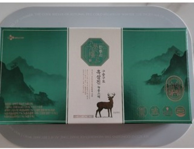 CJ웰케어 한뿌리 흑삼진 녹용스틱 구증구포 30포 1박스 + 쇼핑백, 3개