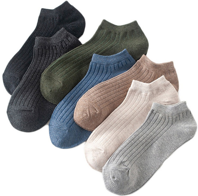 골지 남녀공용 패션 데일리 발목 양말 10켤레 사계절