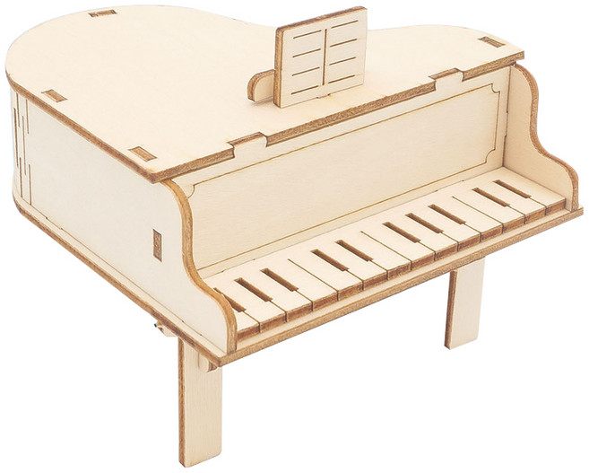 티처스 STEAM 과학교구 모음 집콕 DIY 만들기 3탄, 22.그랜드피아노 오르골 만들기R-37