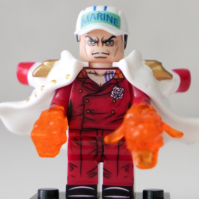 핸드브릭 팩토리 커스텀 미니브릭 피규어 원피스 해적 호환 블록호환, 061. 사카즈키, 1개