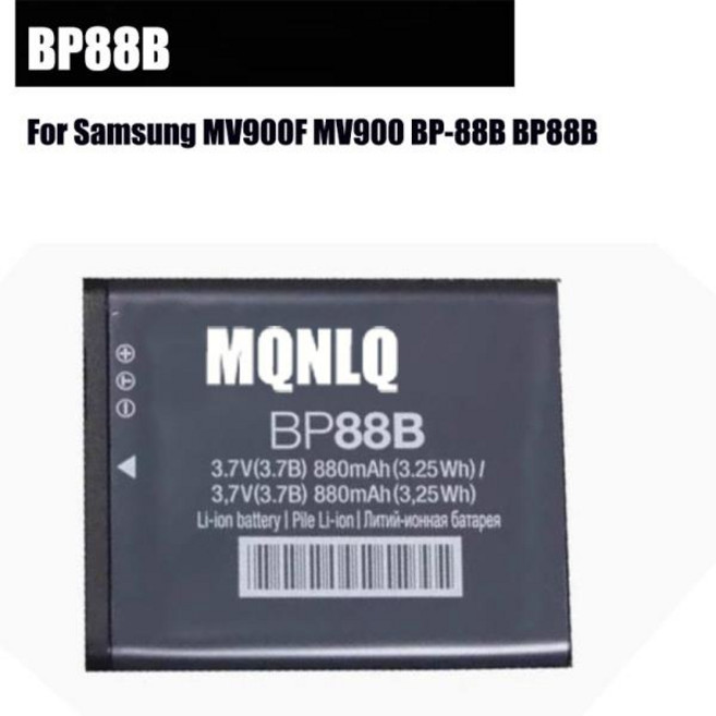 호환 삼성 MV900F BP-88B 배터리용 880mAh 카메라, 1개