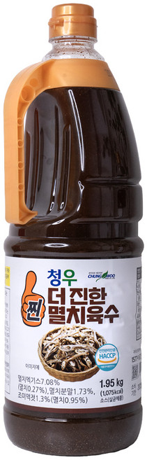 청우 더진한 찐 멸치육수진국, 1.95kg, 1개