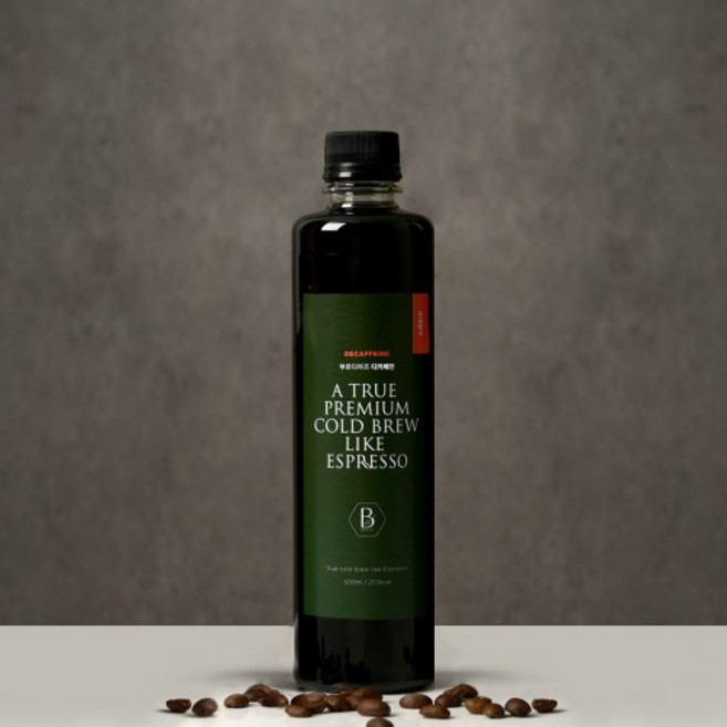 부르디아즈 디카페인 500ml 수제 프리미엄 에스프레소 콜드브루 원액 6종 에티오피아시다모, 1개, 1개입