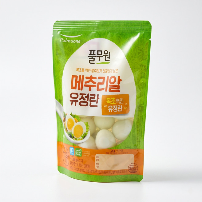 풀무원 깐 메추리알 유정란 190g 3개, 1개