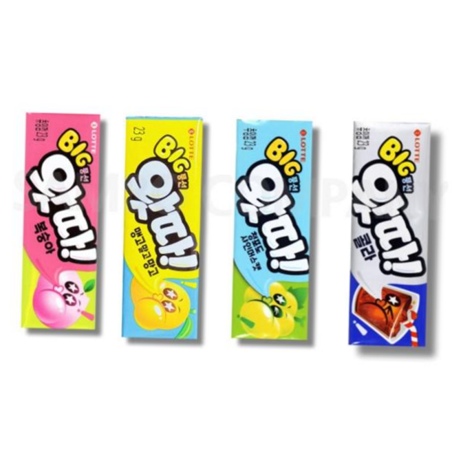 빅풍선껌 왓따 풍선껌 풍선껌2종 4개왓따빅풍선껌 RKWB446C4, 4개
