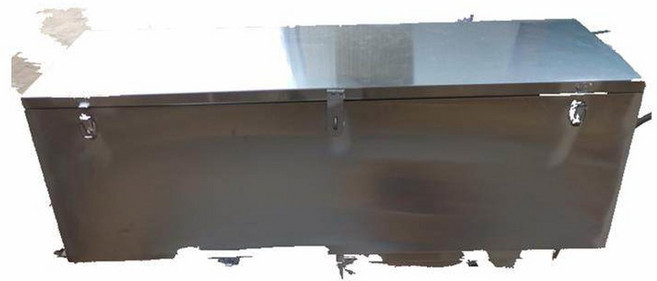 1톤 화물차 적재함 포터2 스틸 60x30x30 차량 툴박스 방수 장비 사각 도구, 11 영광 포카 한 줄 90 32 19 스테인리스 스틸, 1개