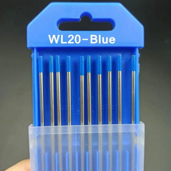 전문 텅스텐 전극 TIG 용접봉 저온 세트 150mm 1.0 1.6 2.0 2.4mm WL20 WT20 WC20 WL15 WZ8 WP WES, 01 WL20_03 2.4mm_01 150mm, 1개