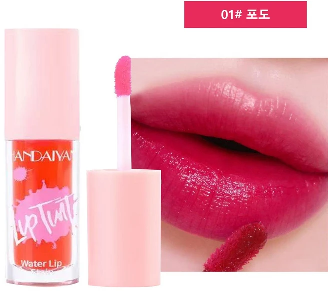 글로우 시럽 립틴트 워터프루프 착색 유지 탱글 유리광, 2개, 01 - 쿠팡