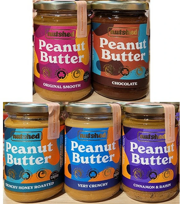 nutshed 넛세드 땅콩버터 290g (1.오리지널 스무드 2.초콜릿 3.크런치 허니 로스티드 4.베리 크런치 5.시나몬 & 레이즌 / 5종 택1) / 아일랜드 / 넛셰드, 1개 - 쿠팡