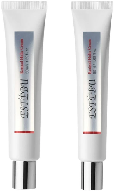 에스떼뷰 바쿠치올 레티날 레티놀 주름개선 안티에이징 모공 탄력 크림 50ml, 2개, 50g - 쿠팡
