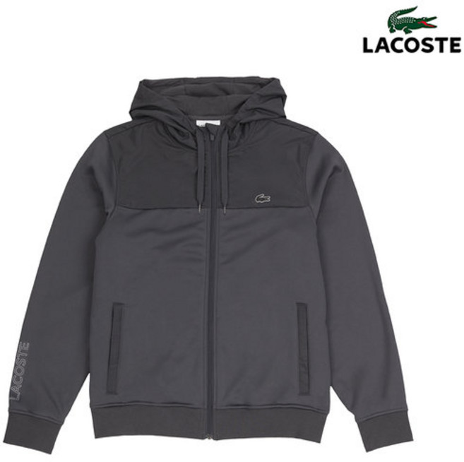 라코스테 LACOSTE 루즈핏 후드집업_SH8827 389659
