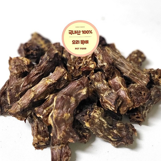 두웃 강아지 오리건조 수제간식 3종 대용량팩, 1개, 500g, 오리날개