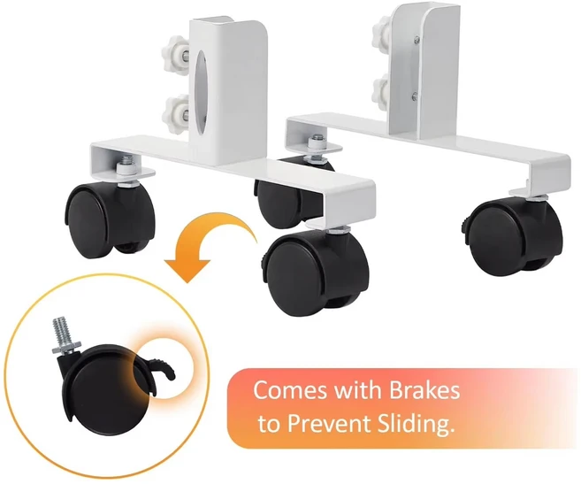 콜드파이트 300W 적외선 패널 히터 가정용 벽걸이형 책상 아래 설치 가능 온도 조절기 포함 공간 WiFi 제어, 03 Wifi, 02 Wheel set