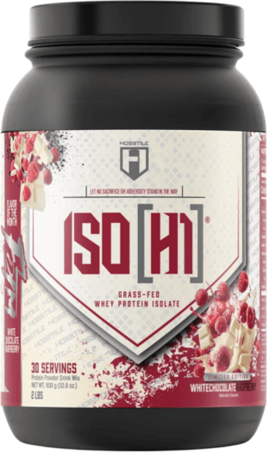 ISO H1 PROTEIN 100% WPI 프리미엄 분리유청단백질 화이트 초콜릿 라즈베리맛, 1개, 930g