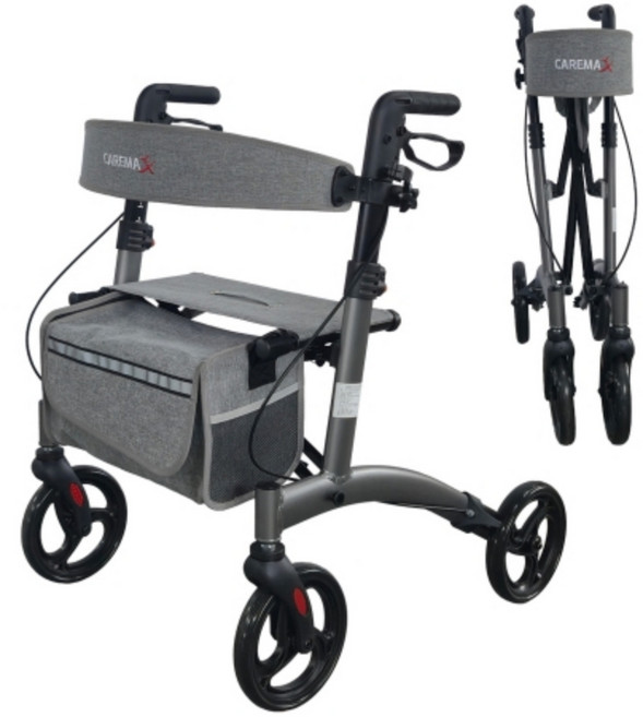 어르신보행기 접이식 CMR2548 성인 환자용보행보조기 할머니유모차 워커 노인 가벼운 높이조절 경량실버카 주행보조기