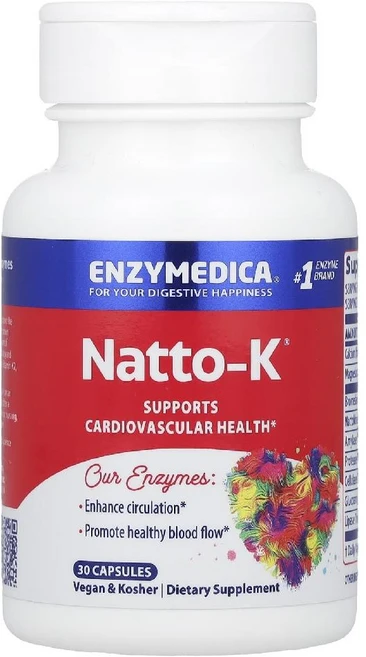 엔자이메디카 나토-K 30 캡슐, 30정, 1병 - 쿠팡