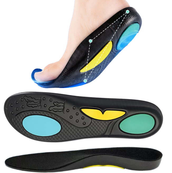 키유픽 남자 여성 기능성 아치 깔창 좌우 세트, 1세트