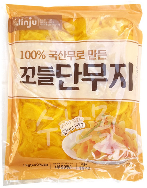 진주 꼬들단무지, 4개, 1kg