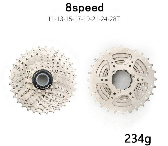 25T 23T 12 로드 36T 속도 스프로킷 11 허브용 HG 10 30T SUNSHINE 카세트 28T 32T 바이크 34T, 8S 11 28T