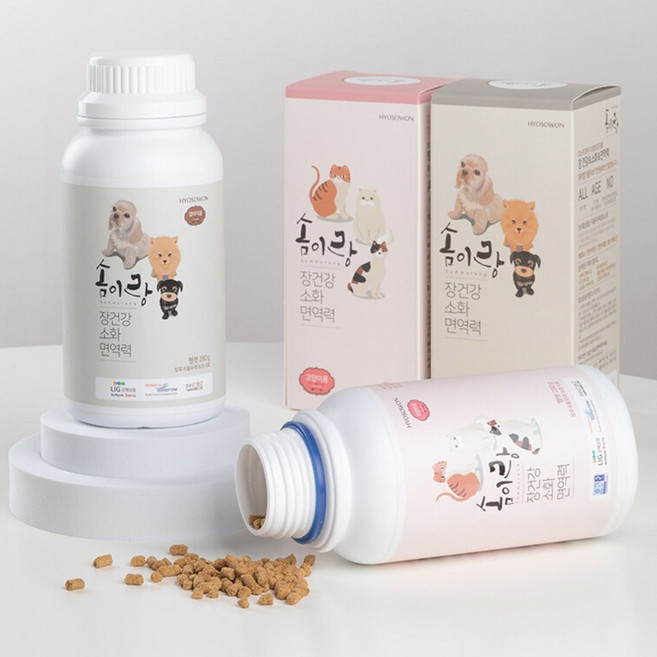 강아지 고양이 영양제 곡물효소 건강식 - 솜이랑, 1개