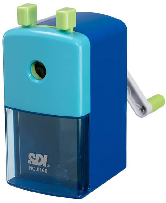 SDI 0166P 可調式削鉛筆機, 藍色, 1個