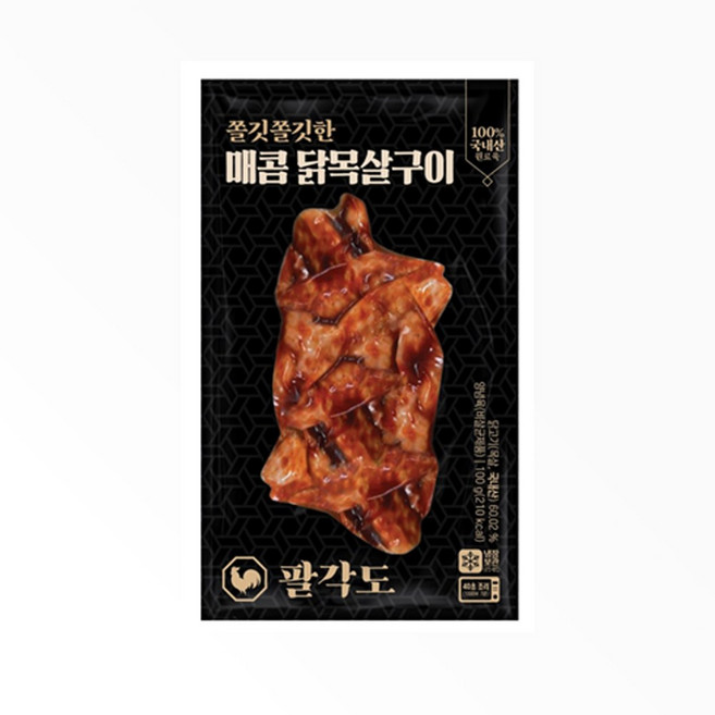 팔각도 매콤닭목살구이, 2개, 100g