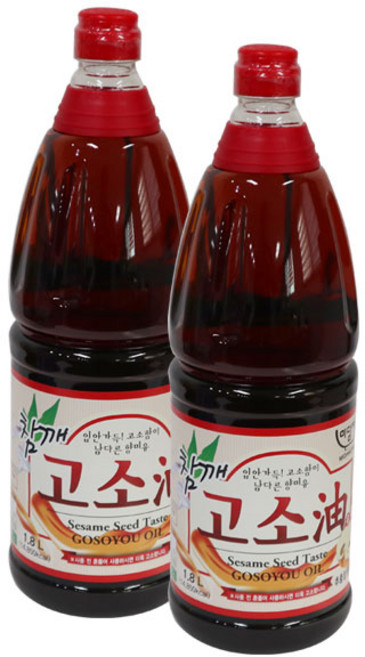 미담채 참깨 고소유1.8L 8개 1박스, 1.8L