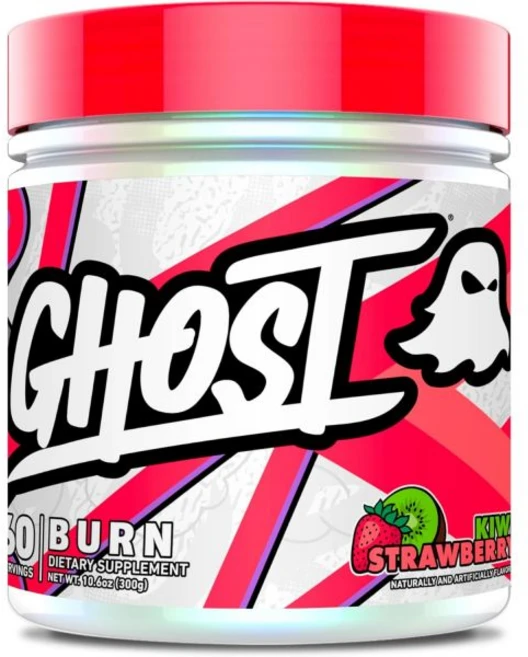 GHOST 번 체중 관리 파우더 키위 딸기 남성과 여성 대사 에너지 지원 자연 카페인 L카르니틴 L티로신 대두 설탕 비건 미국내수용, 1개, 300g - 쿠팡