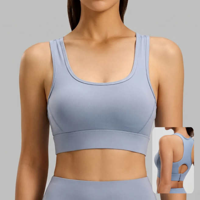 벨릿 흔들림제로 고탄력스판 노와이어 심리스 운동용 러닝 스포츠브라