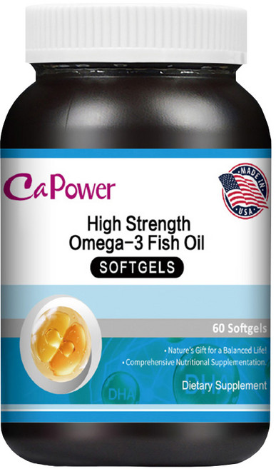 CaPower加柏爾 高單位魚油軟膠囊, 90g, 1個, 60顆