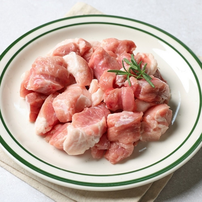 잡내없는 삼겹살 찌개용 돼지고기, 1개, 500g