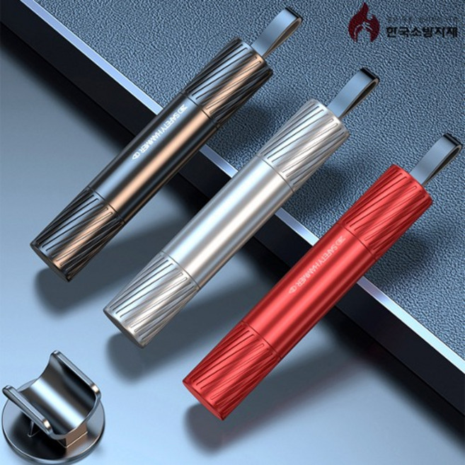 한국소방자재 차량용 비상탈출망치, 실버, 1개