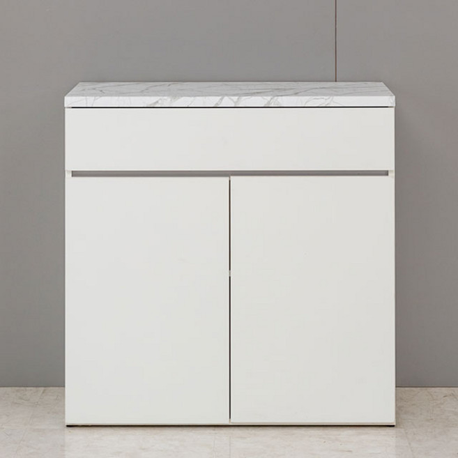 벨리카가구 하퍼 800 다용도수납장 주방조리대 렌지대, 하퍼 800 서랍형 수납장_대리석화이트