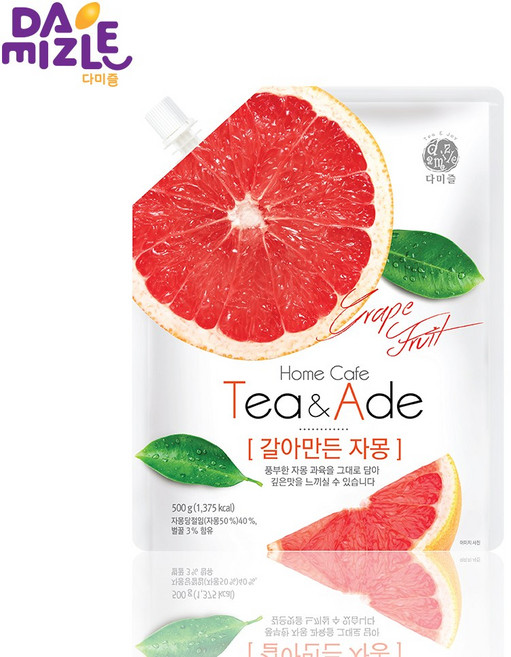 다미즐 갈아만든 자몽, 500g, 1개입, 1개