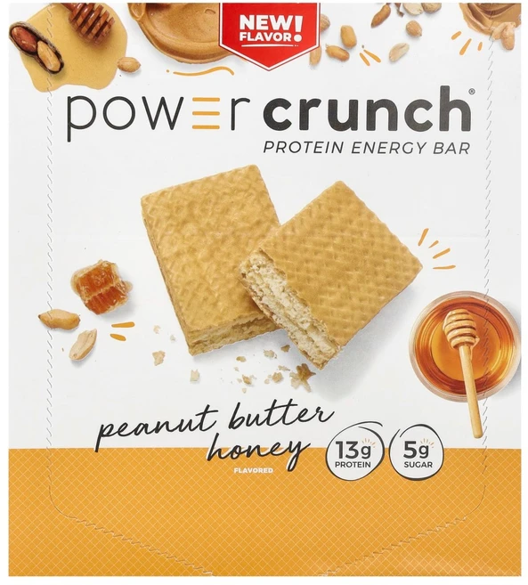 비엔알지 파워크런치 프로틴바 땅콩버터허니맛 12개입 40g PWR-72201 - 쿠팡