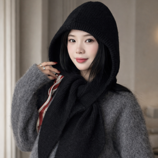 더웜 바라클라바 + 목도리 일체형 넥워머
