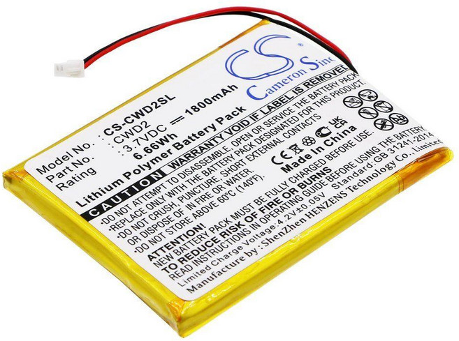 Cowon용 플레이어 배터리 D2 2GB 4GB 16GB 8GB 3.70V 1800mAh