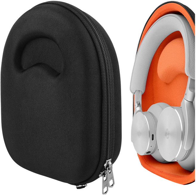 Geekria 헤드폰 케이스 Bang & Olufsen Beoplay H95 H9i H9 H8 H8i 케이스와 호환 가능 케이블 보관함이 포함된 하드 쉘 휴대용 가방, EJB-0050-01
