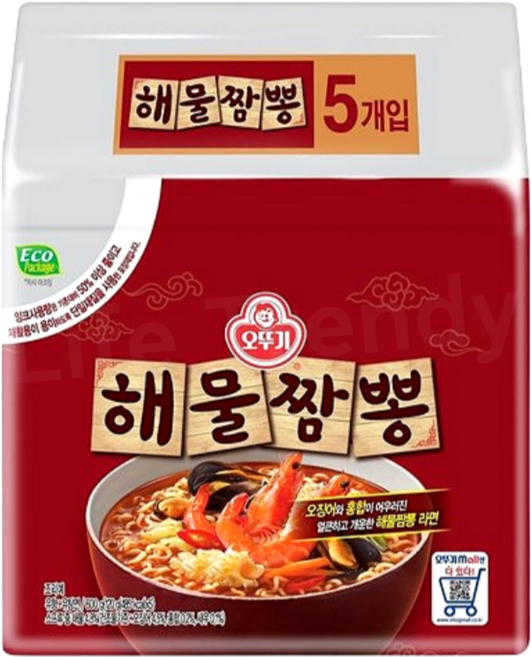 오뚜기 해물짬뽕 600g, 1팩