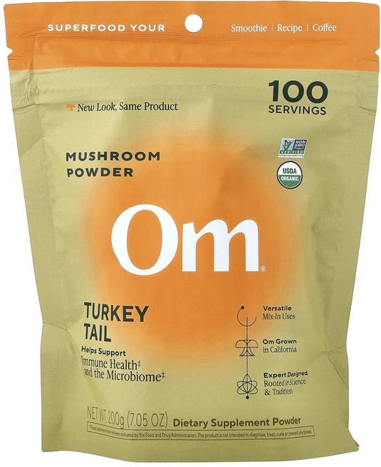 옴머쉬룸스 구름버섯 버섯 분말 200g(7.05oz), 19986g, 199g, 1개 - 쿠팡