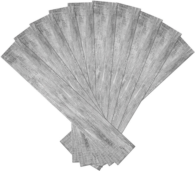 Fowod 접착식 직사각 장판 원목패턴 장판 두께 1.5mm, 18개, CFXDB03