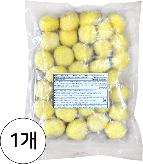 디케이 모짜치즈볼, 1개, 1kg