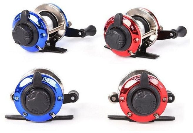 베이트릴(줄포함) 드럼형 낚시릴 tpp*24306an, 레드, 레드, 레드