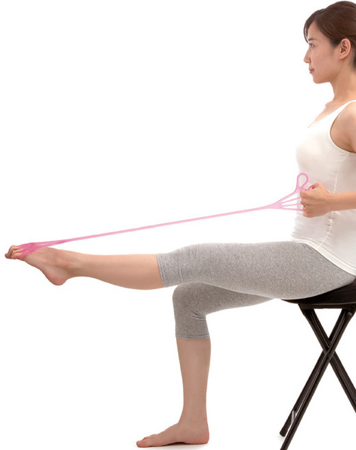 스트레칭 밴드 요가밴드 필라테스 밴드 홈트밴드 헬스밴드, 핑크(6kg), 1개